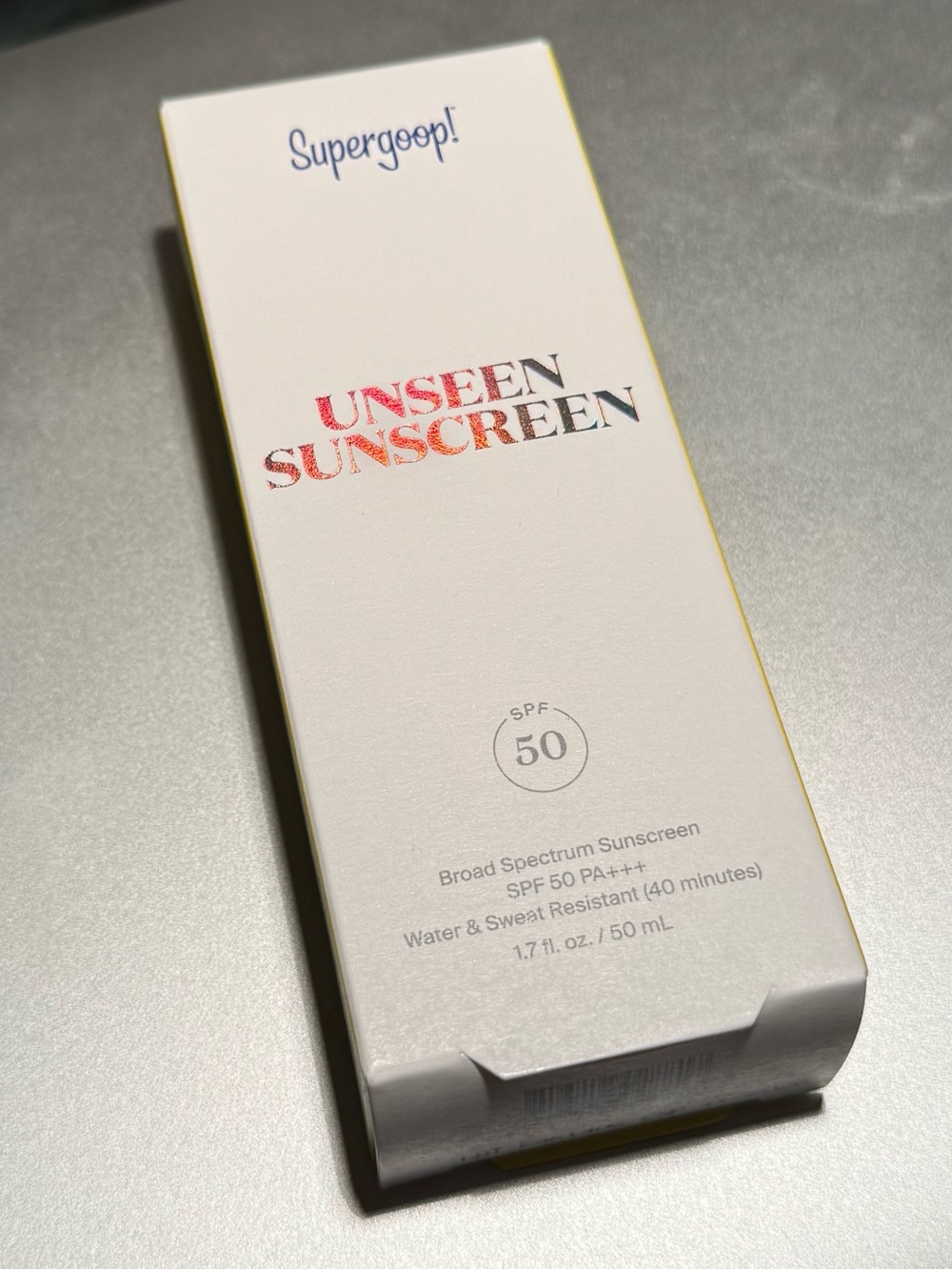 NWT Supergoop! Unseen Sunscreen SPF 50